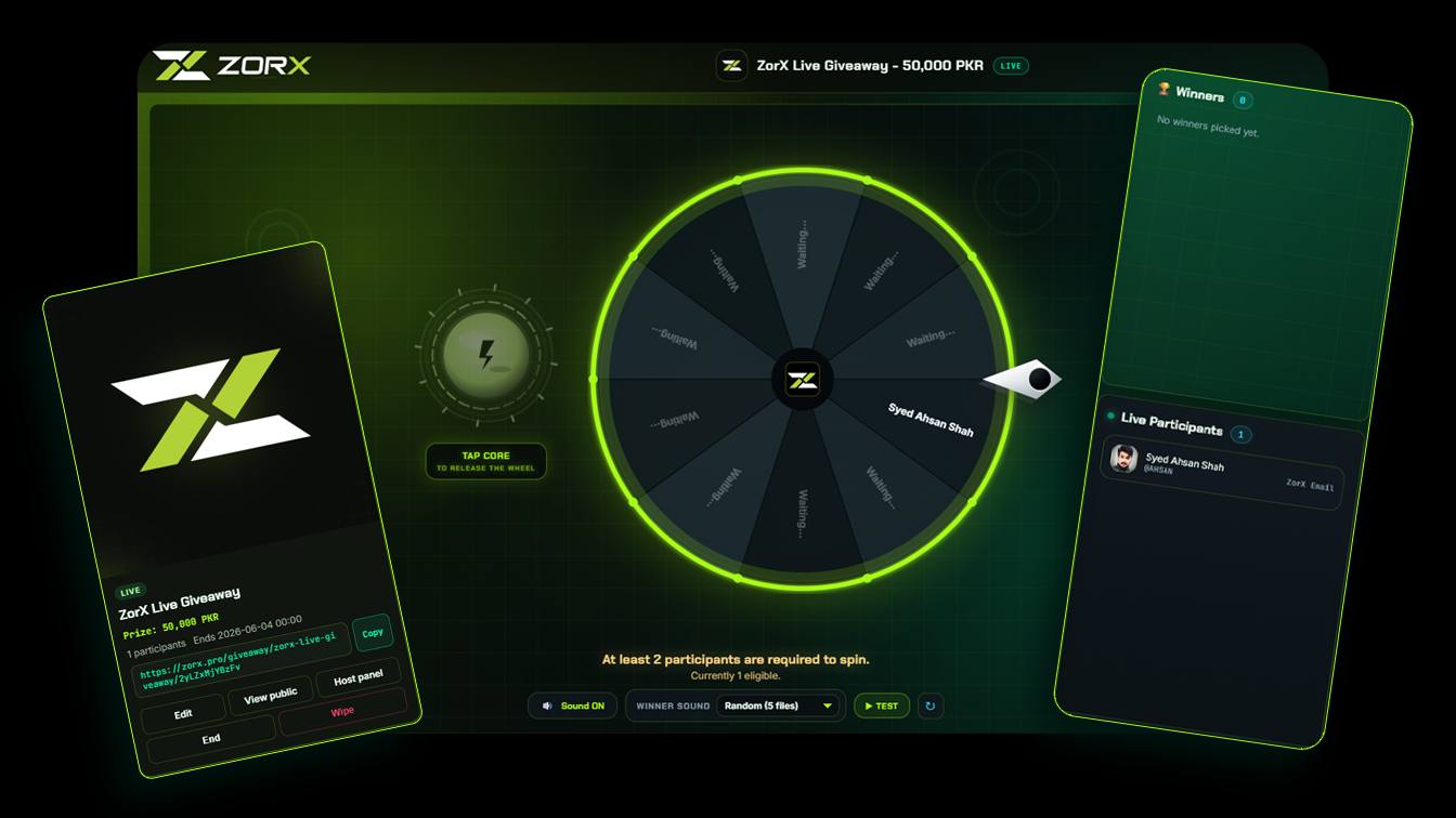 ZorX Giveaways preview
