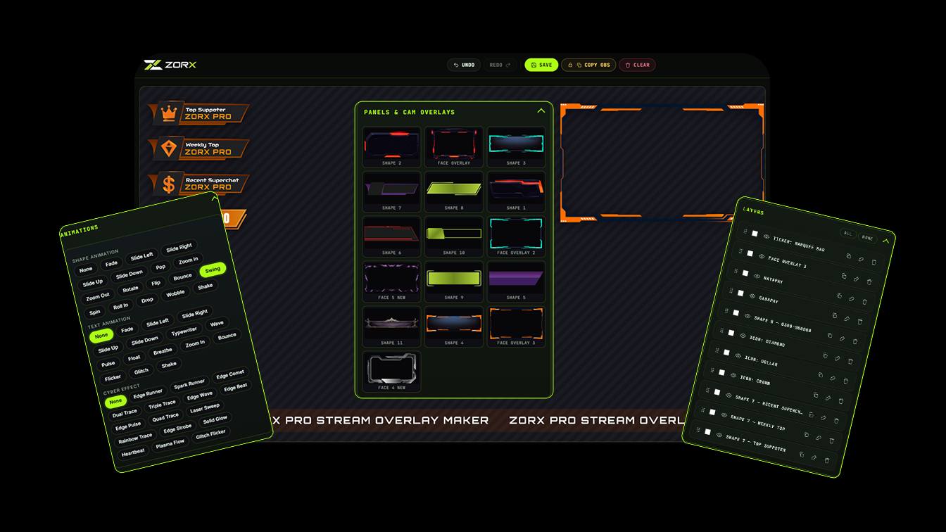 ZorX Stream Overlay preview